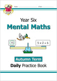 KS2 Year 6 Mental Maths Daily Practice Books  Autumn&Spring Term with Answer CGP
