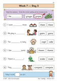 KS1 Year 1 Spelling Daily Practice Book SUMMER Term with Answer CGP