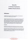 Bancroft's School 2018 11+ Entrance Exam