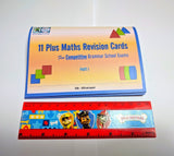 11+ Maths Exam Revision Cards for Competitive Grammar School Exams - 50+ cards